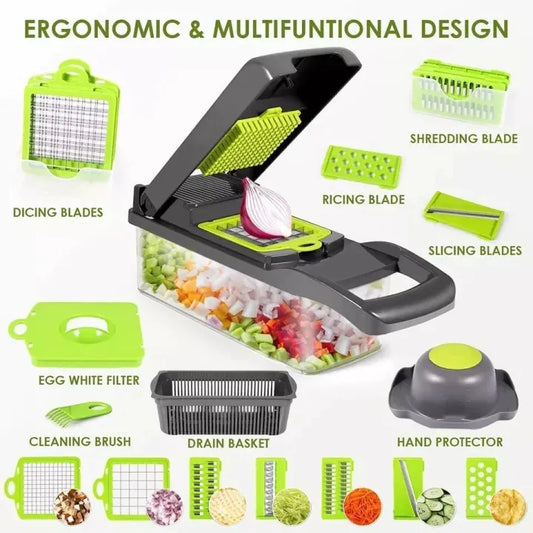 Vegetable cutter - Chopper - Multifunctional Fruit cutter